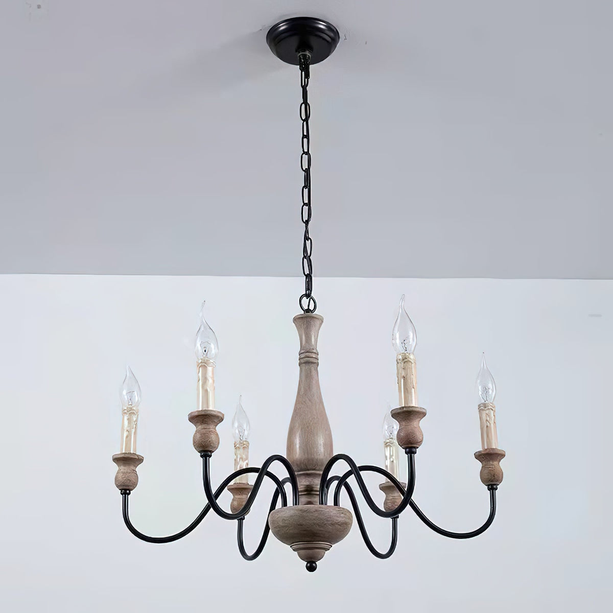 Afralia Wooden Chandelier — view 14
