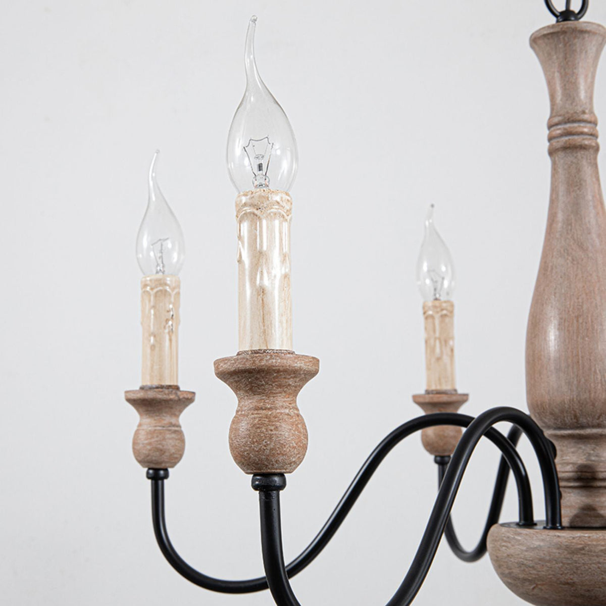 Afralia Wooden Chandelier — view 18