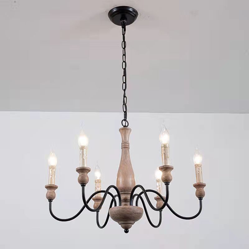 Afralia Wooden Chandelier — view 15