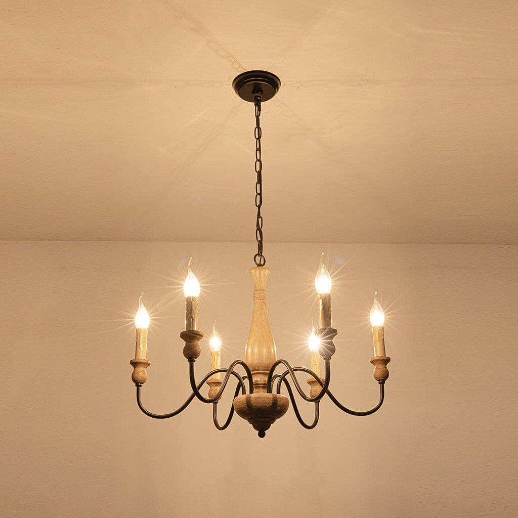 Afralia Wooden Chandelier — view 16