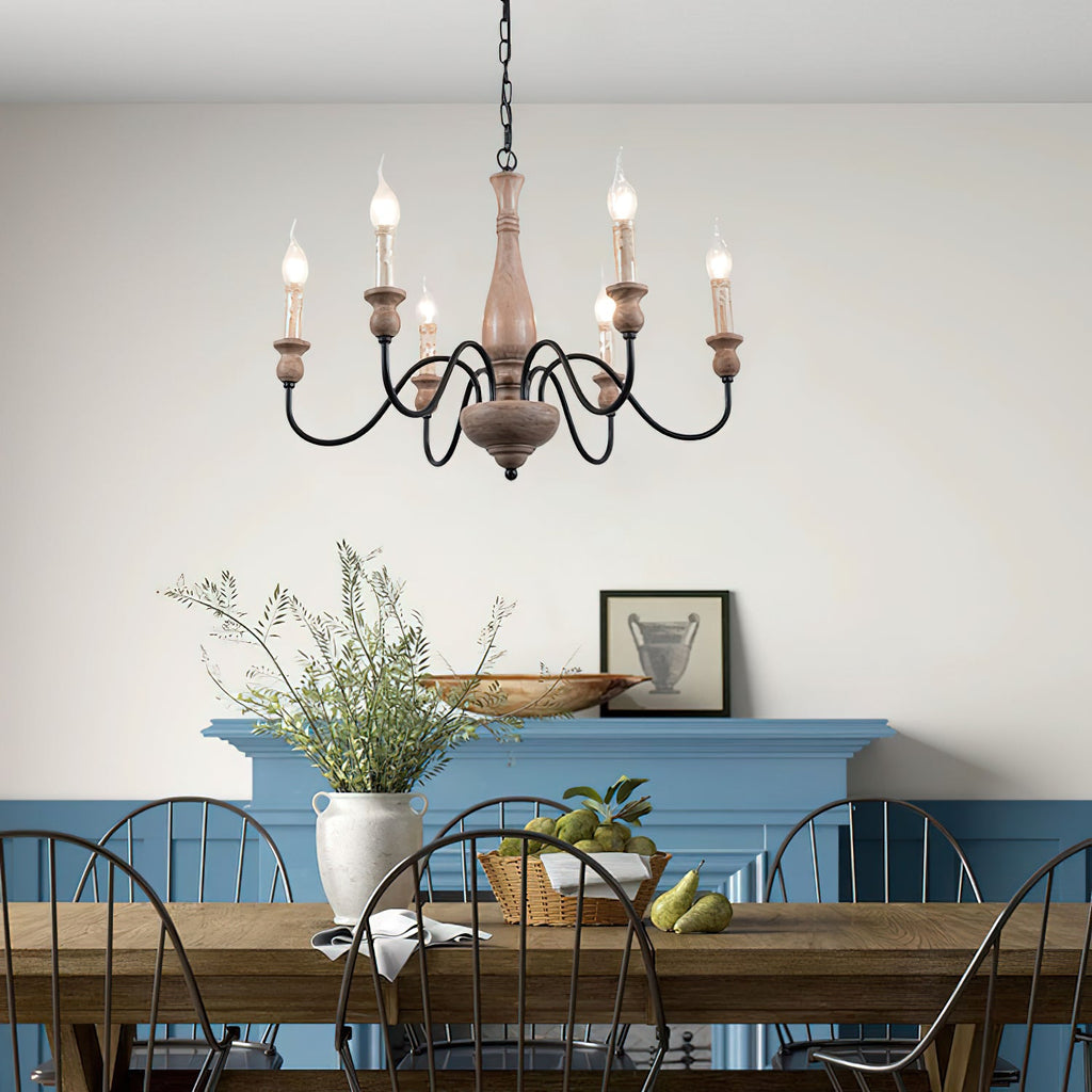 Afralia Wooden Chandelier — view 7