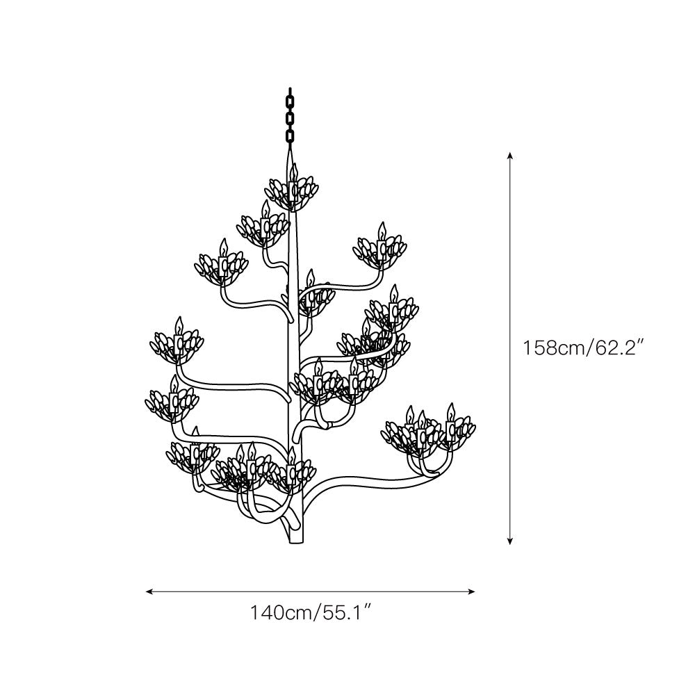Agave Americana Chandelier — view 4