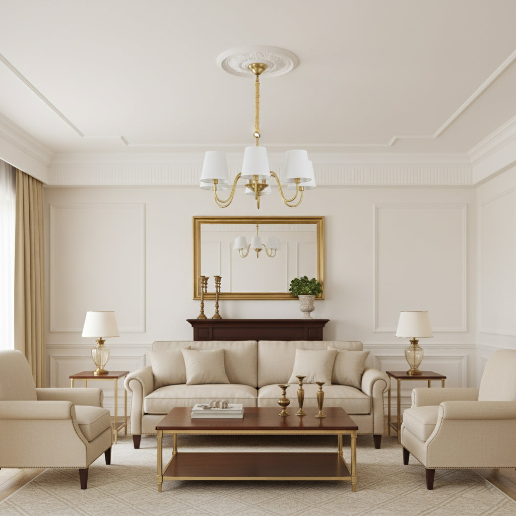 Aged Stacey Chandelier — view 17