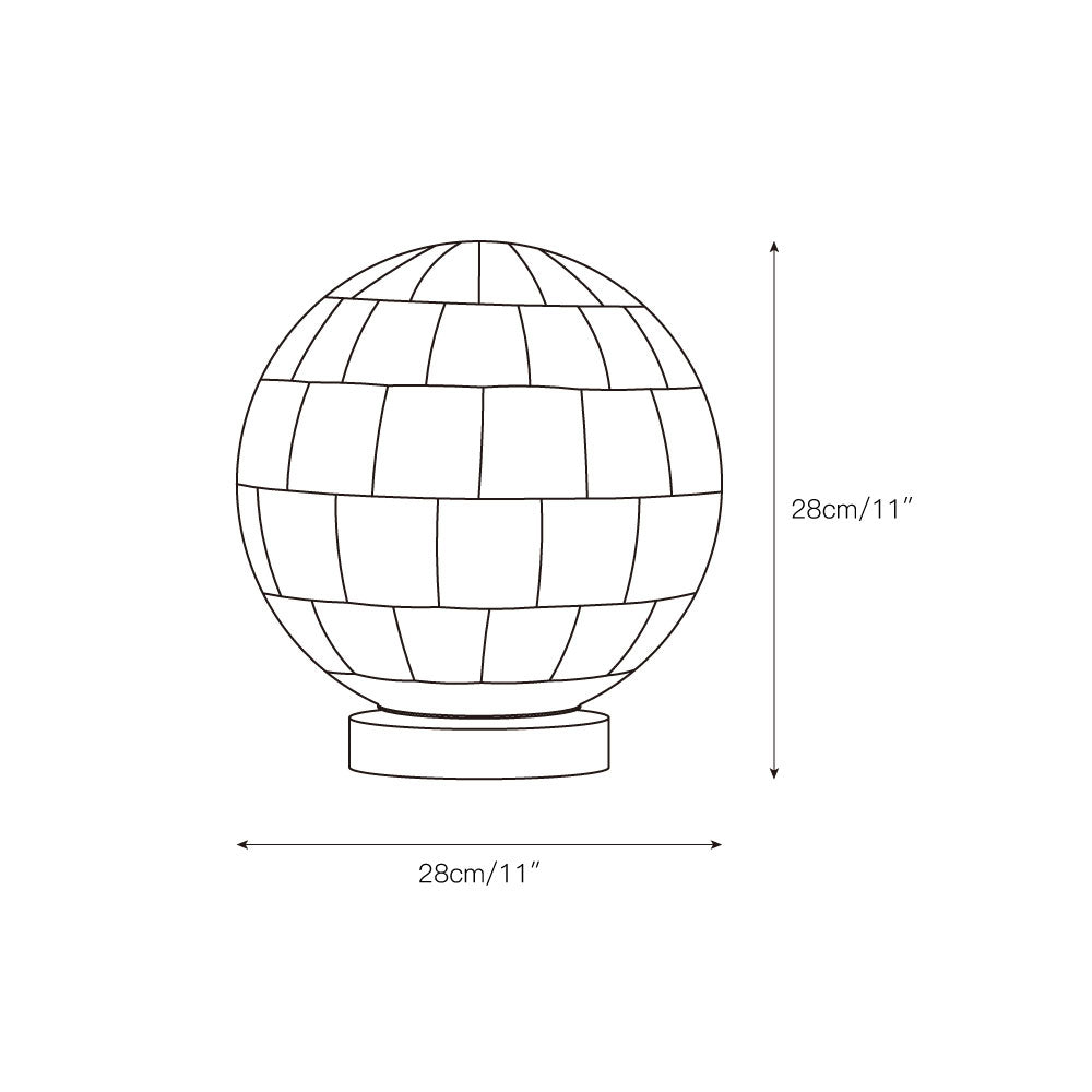 Alabaster Ball Table Lamp — view 3