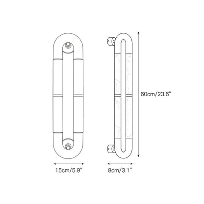 Alabaster Banded KoKo Sconce