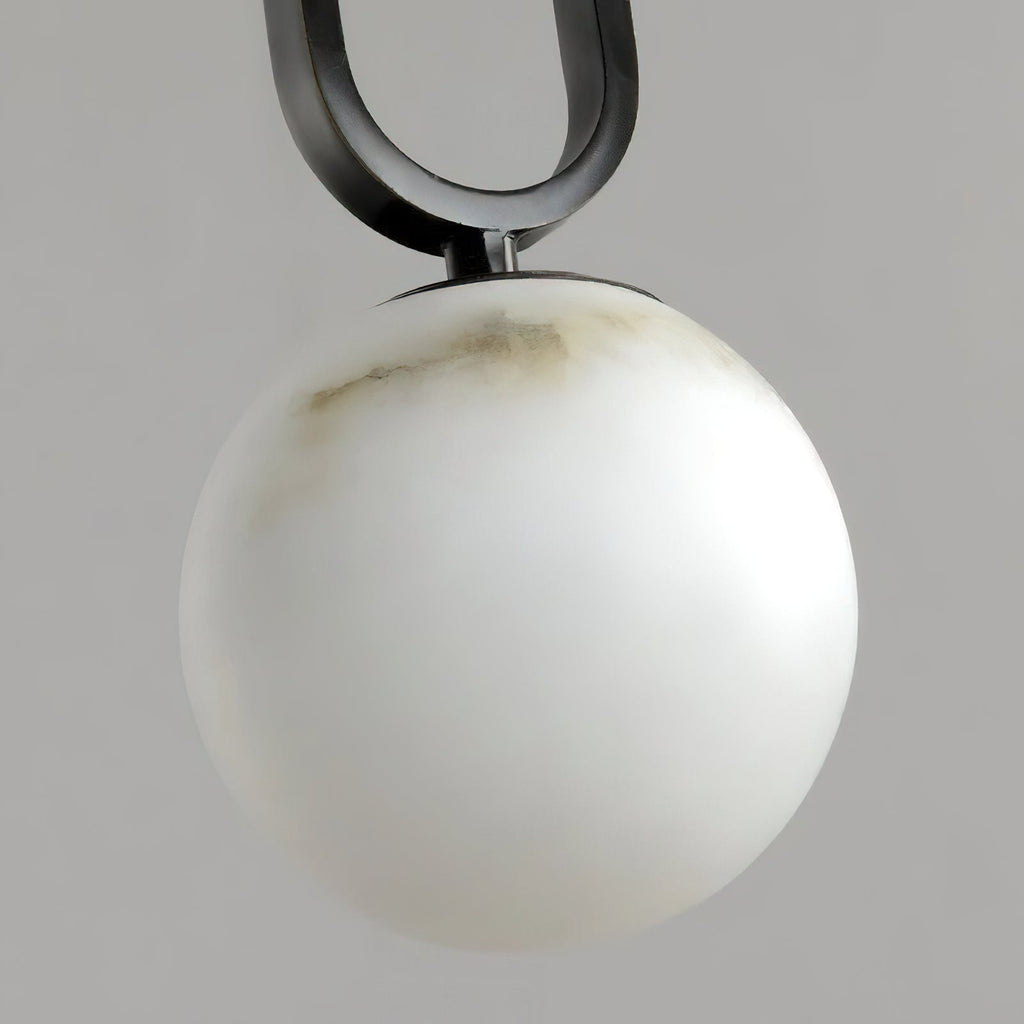 Alabaster Ball Pendant Lamp — view 18