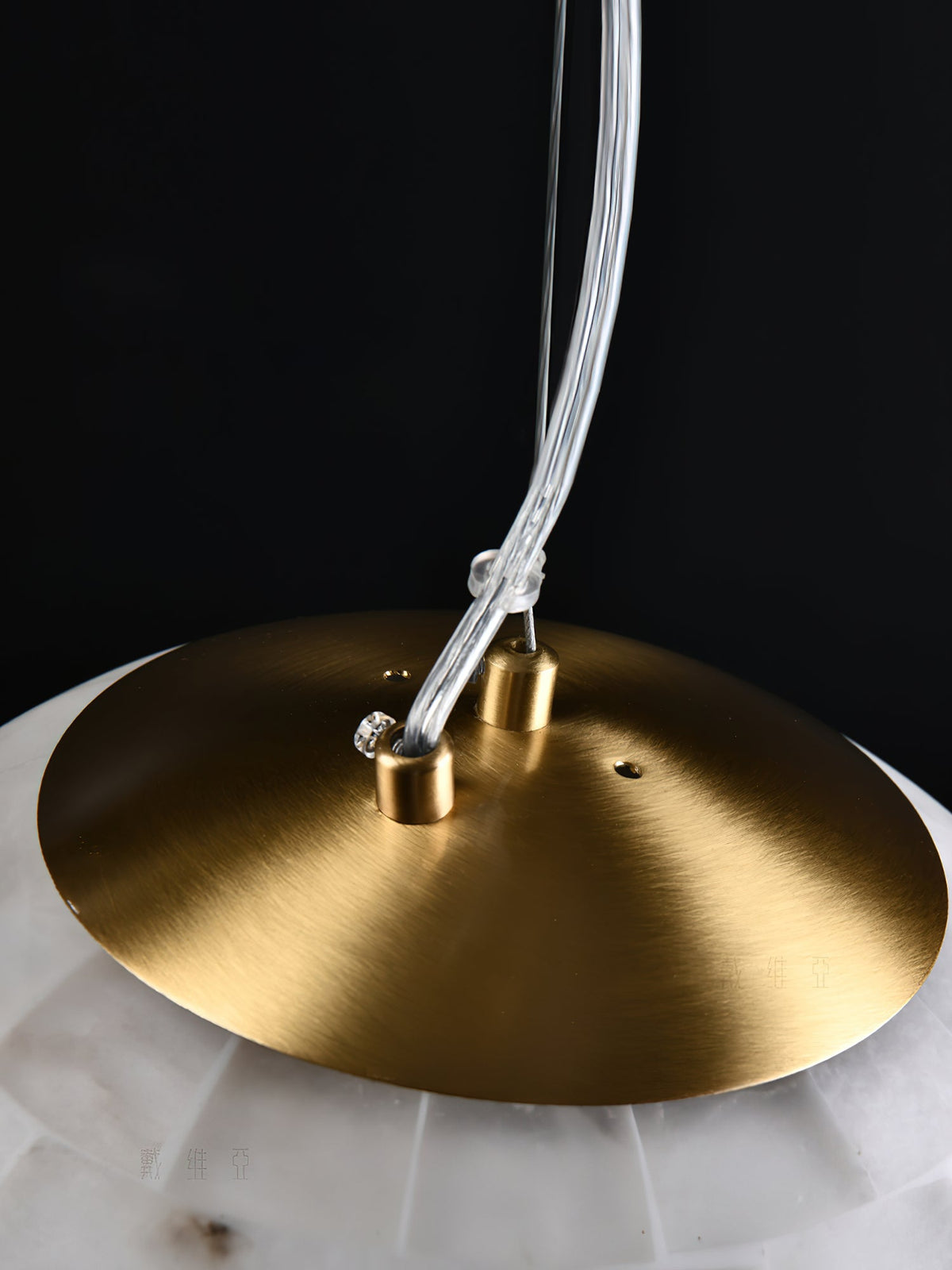 Alabaster Ball Pendant Light — view 16