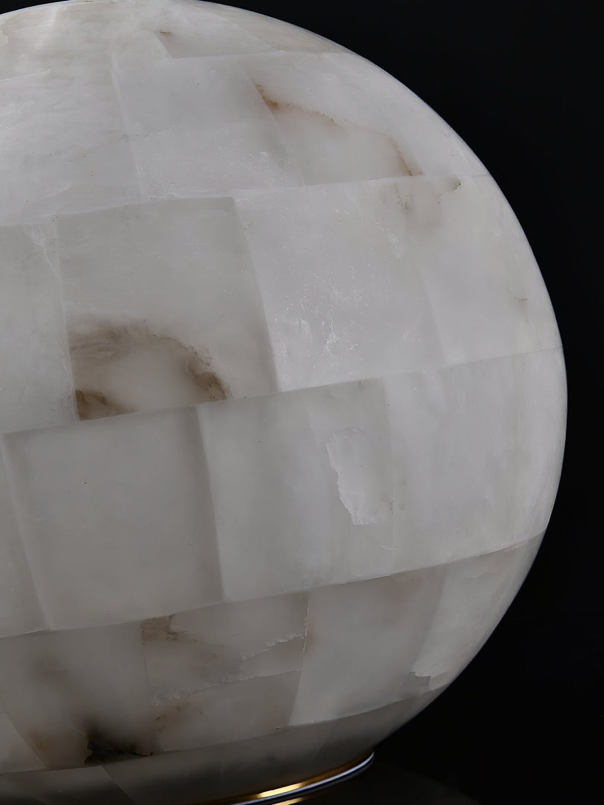 Alabaster Ball Table Lamp — view 16