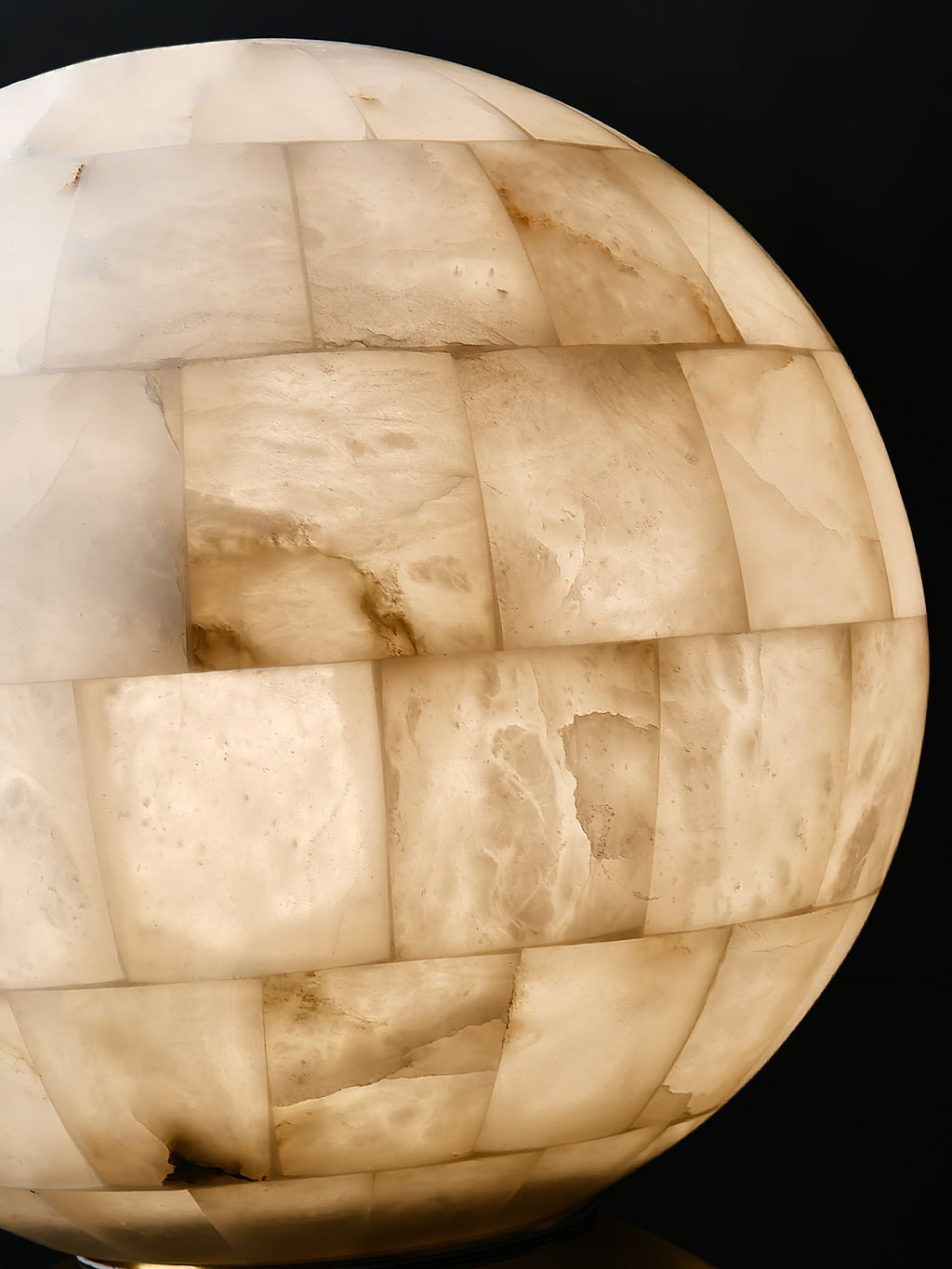 Alabaster Ball Table Lamp — view 17