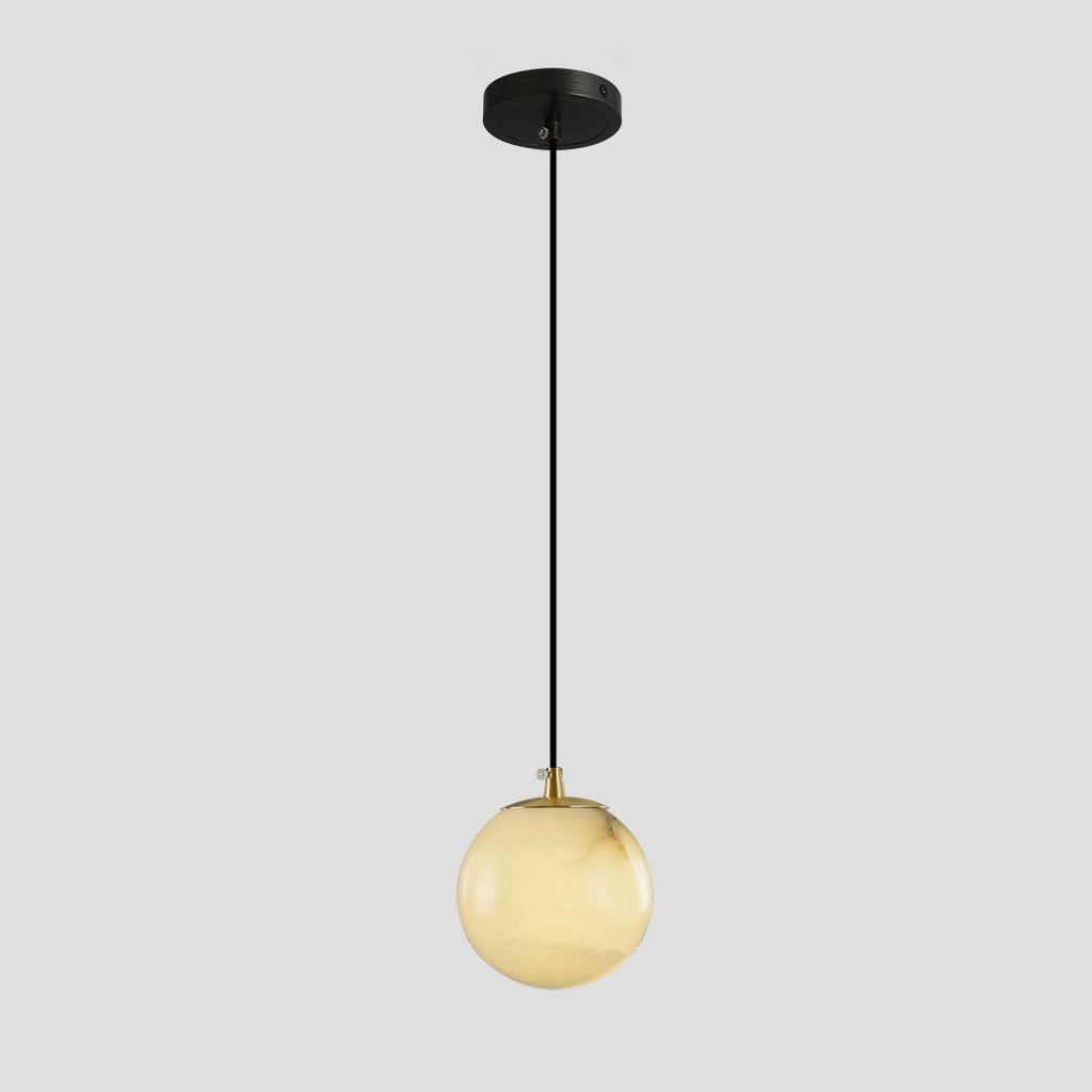 Alabaster Balls Cluster Chandelier — view 35