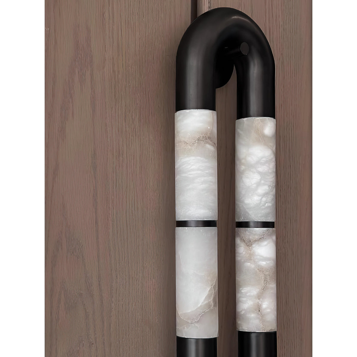 Alabaster Banded KoKo Sconce — view 16