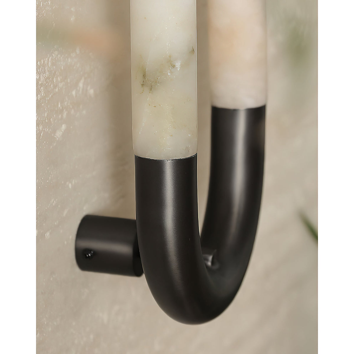 Alabaster Banded KoKo Sconce — view 17
