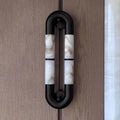 Alabaster Banded KoKo Sconce — view 14