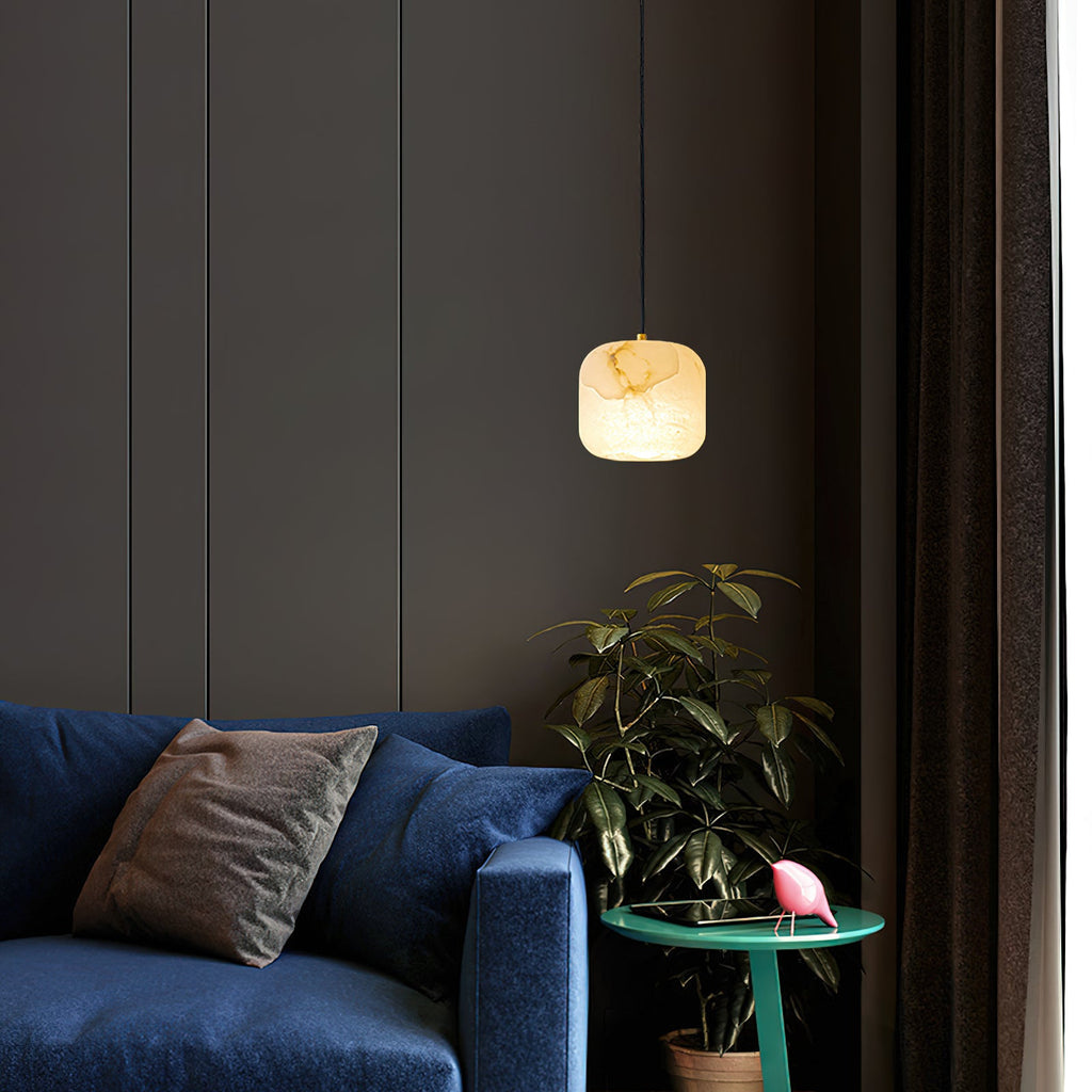 Alabaster Bedside Pendant Light — view 10