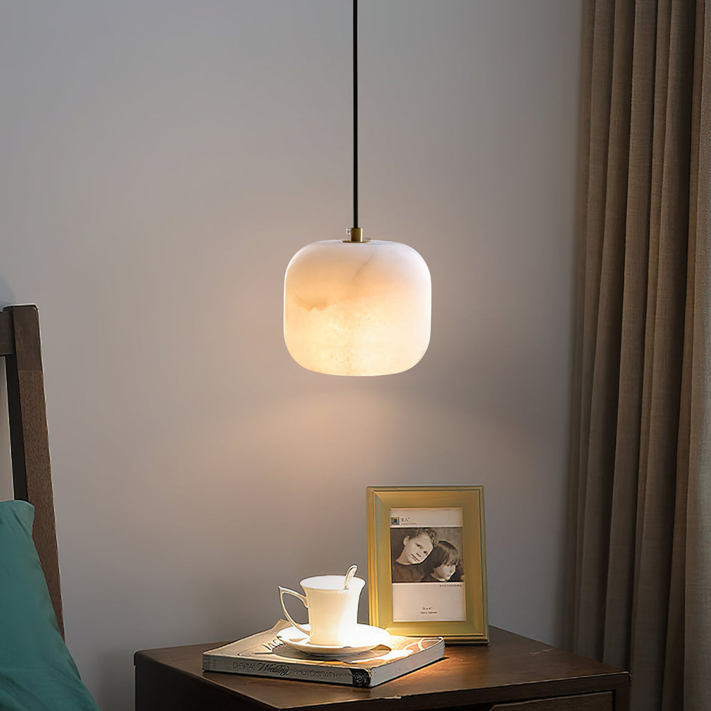 Alabaster Bedside Pendant Light — view 13