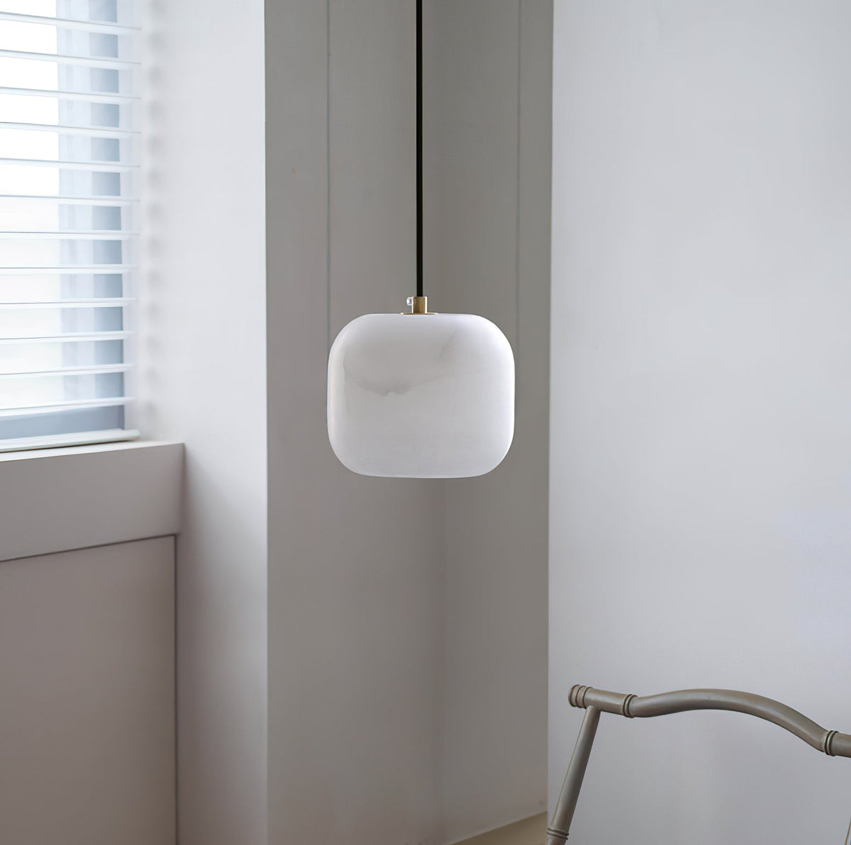 Alabaster Bedside Pendant Light — view 15