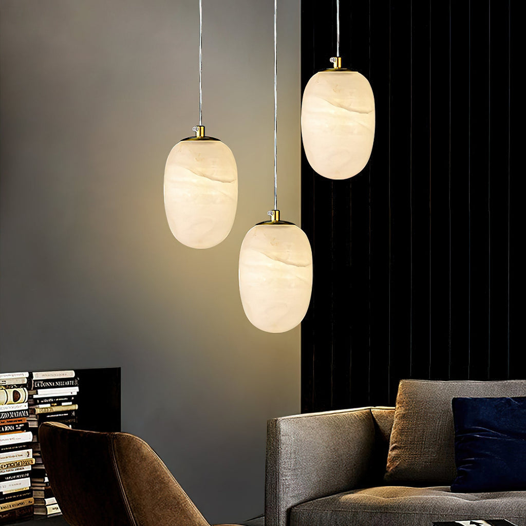 Alabaster Bedside Pendant Light — view 5