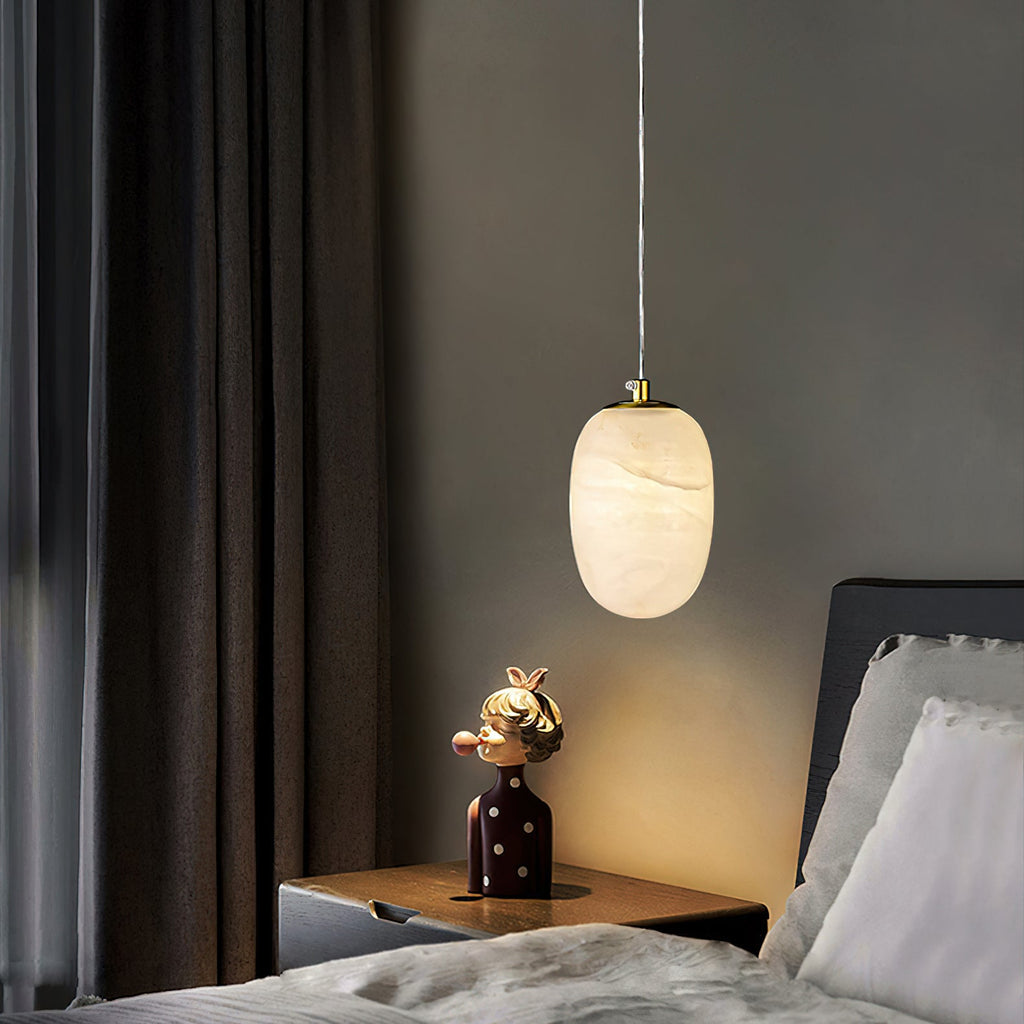 Alabaster Bedside Pendant Light — view 8