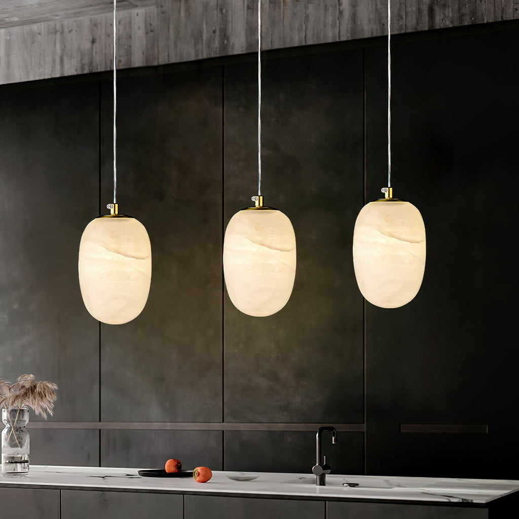 Alabaster Bedside Pendant Light — view 9