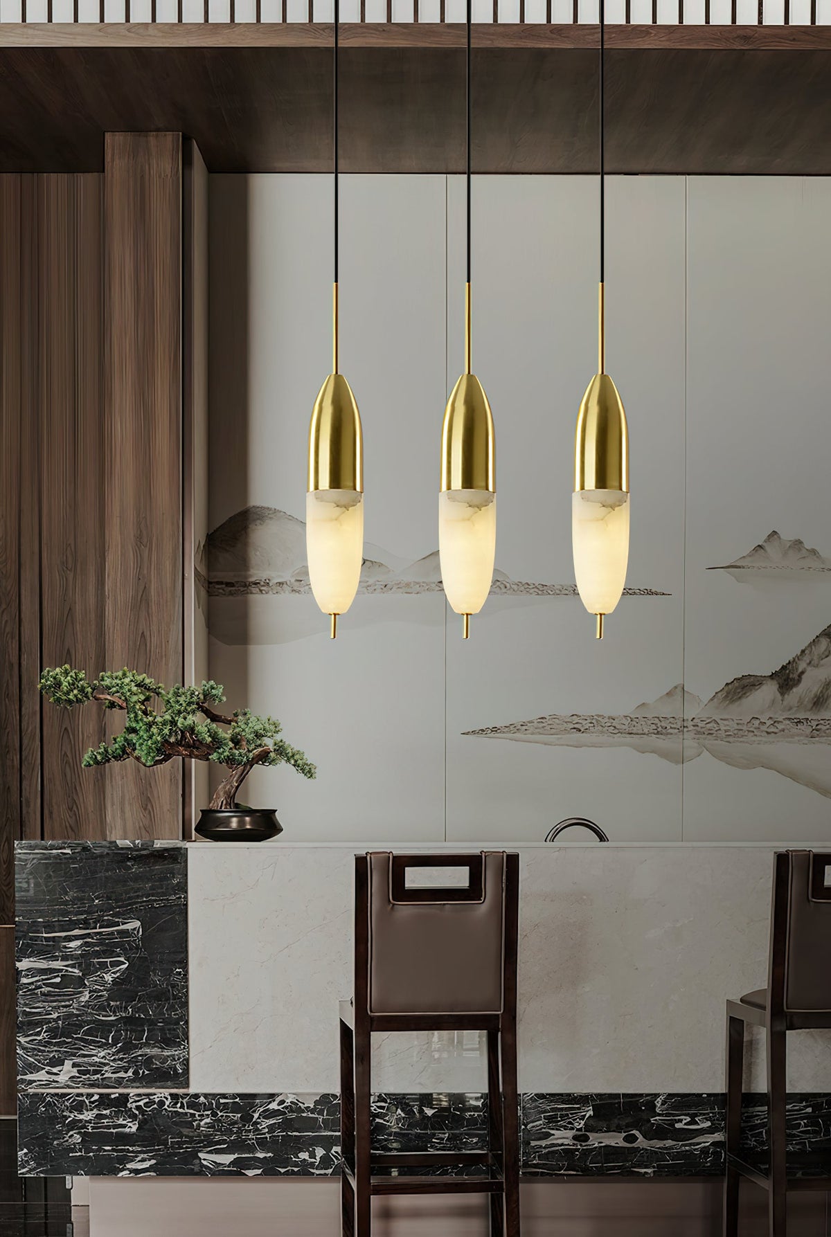 Alabaster Bolus Pendant Light — view 11