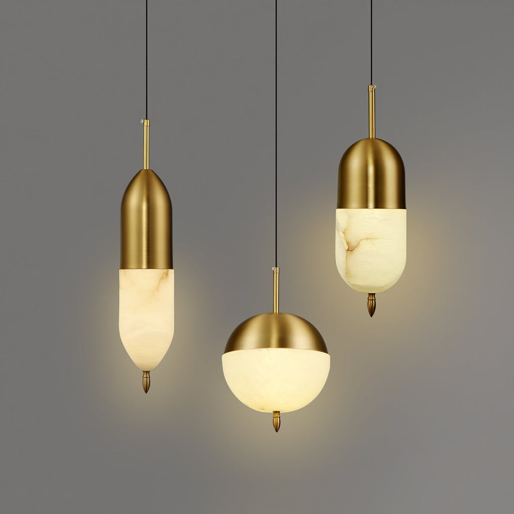 Alabaster Bolus Pendant Light — view 14