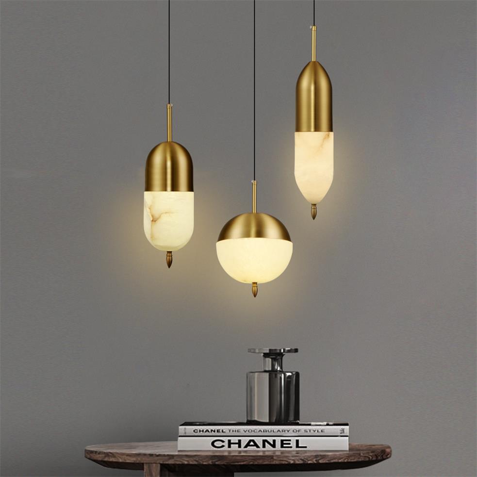 Alabaster Bolus Pendant Light — view 3
