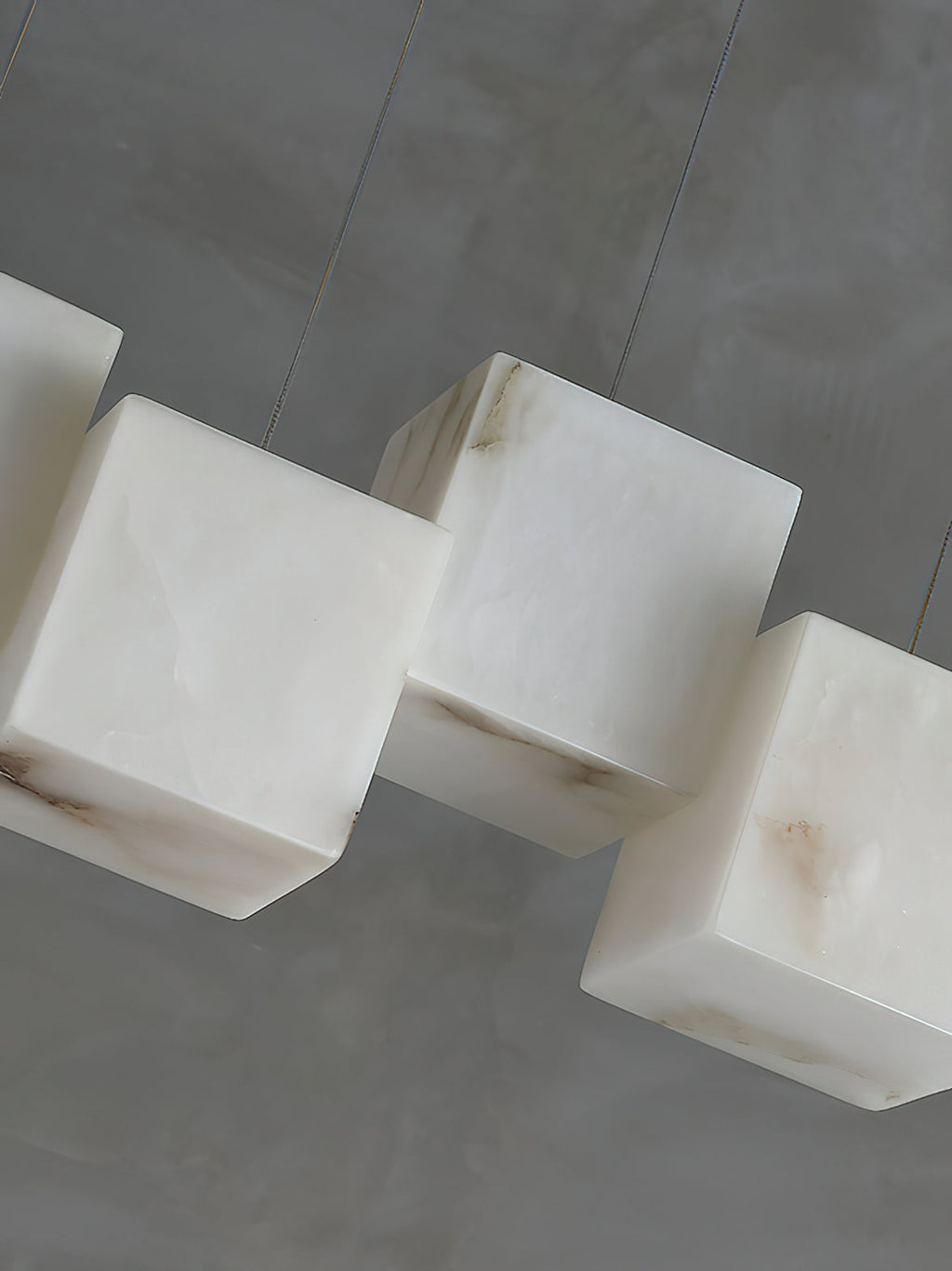 Alabaster Box Chandelier — view 23
