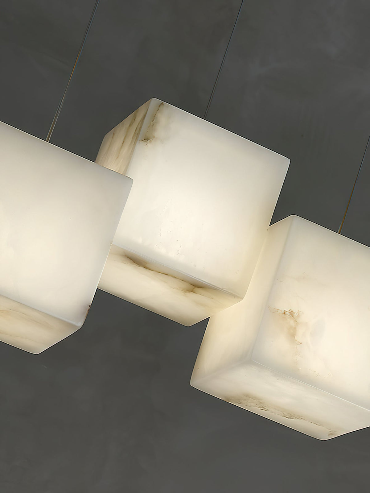 Alabaster Box Chandelier — view 24