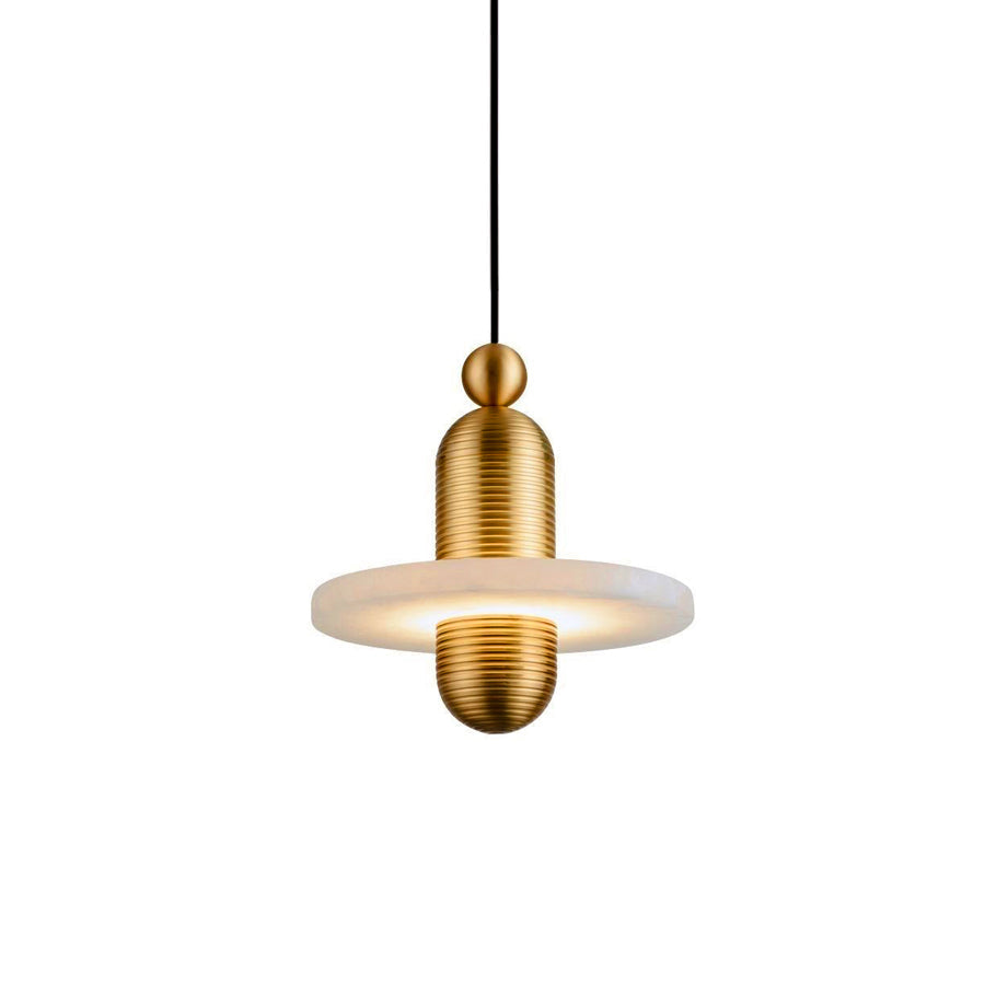 Alabaster Comet Pendant Lamp — view 43