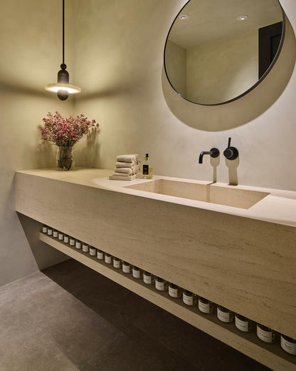 Alabaster Comet Pendant Lamp