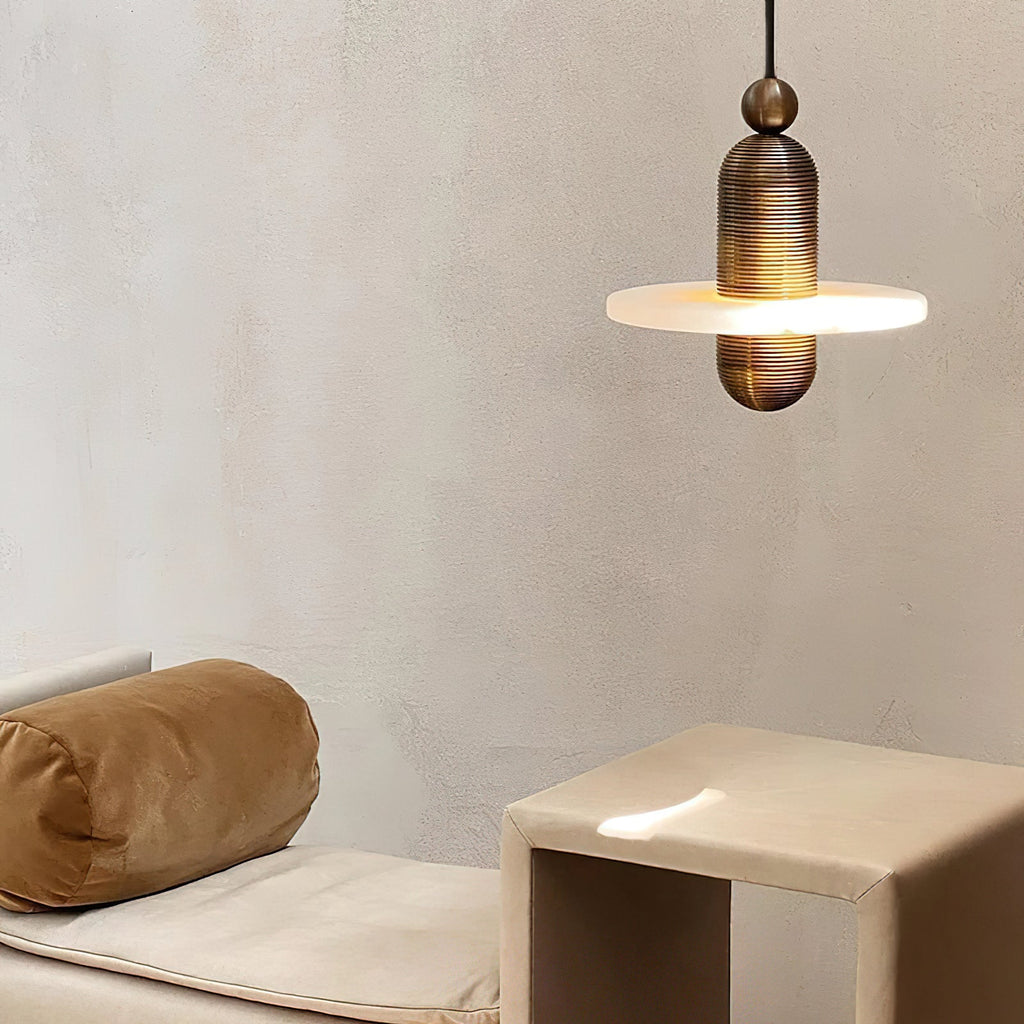 Alabaster Comet Pendant Lamp — view 18