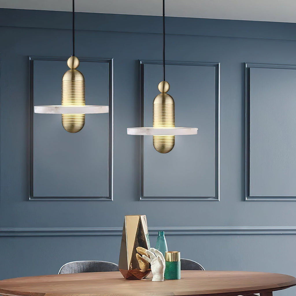 Alabaster Comet Pendant Lamp — view 17