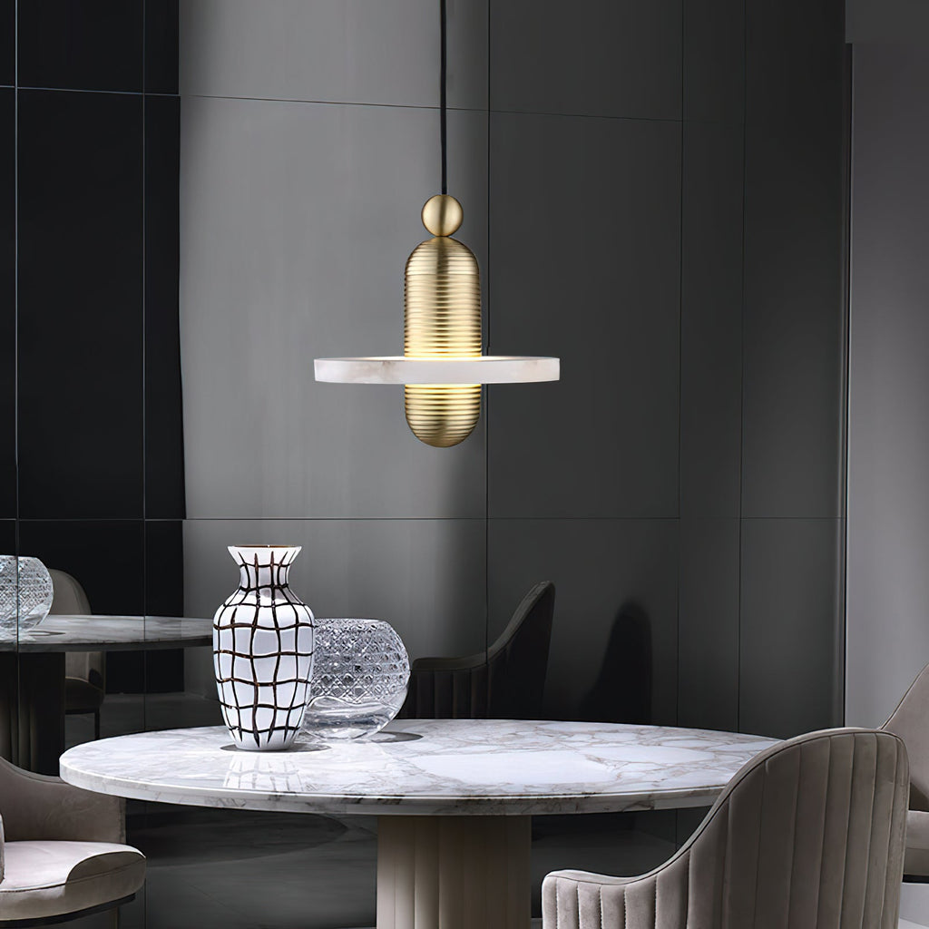 Alabaster Comet Pendant Lamp — view 26