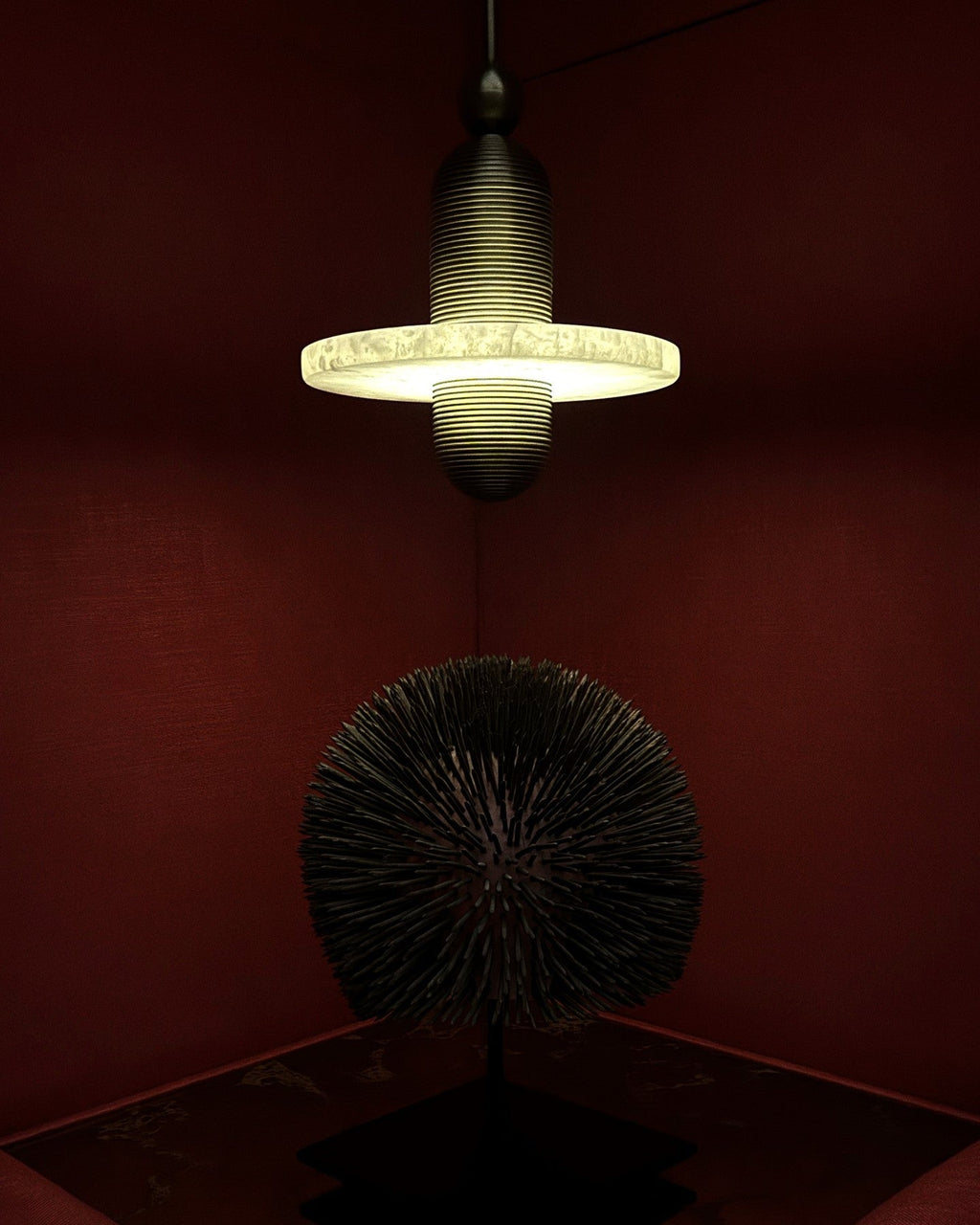 Alabaster Comet Pendant Lamp — view 37