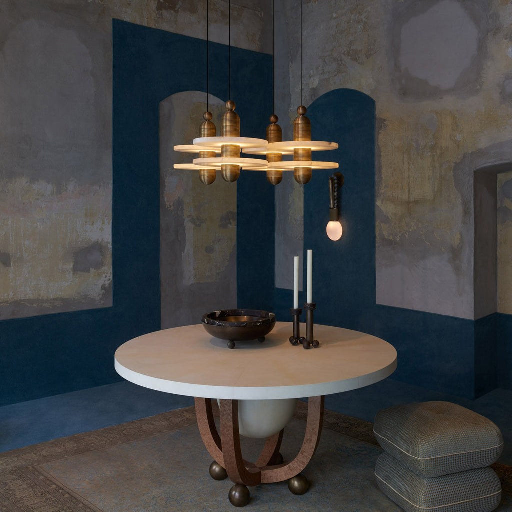 Alabaster Comet Pendant Lamp — view 24