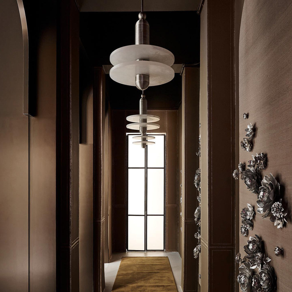 Alabaster Comet Pendant Lamp — view 20