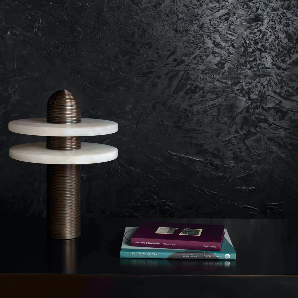 Alabaster Comet Table Lamp — view 6
