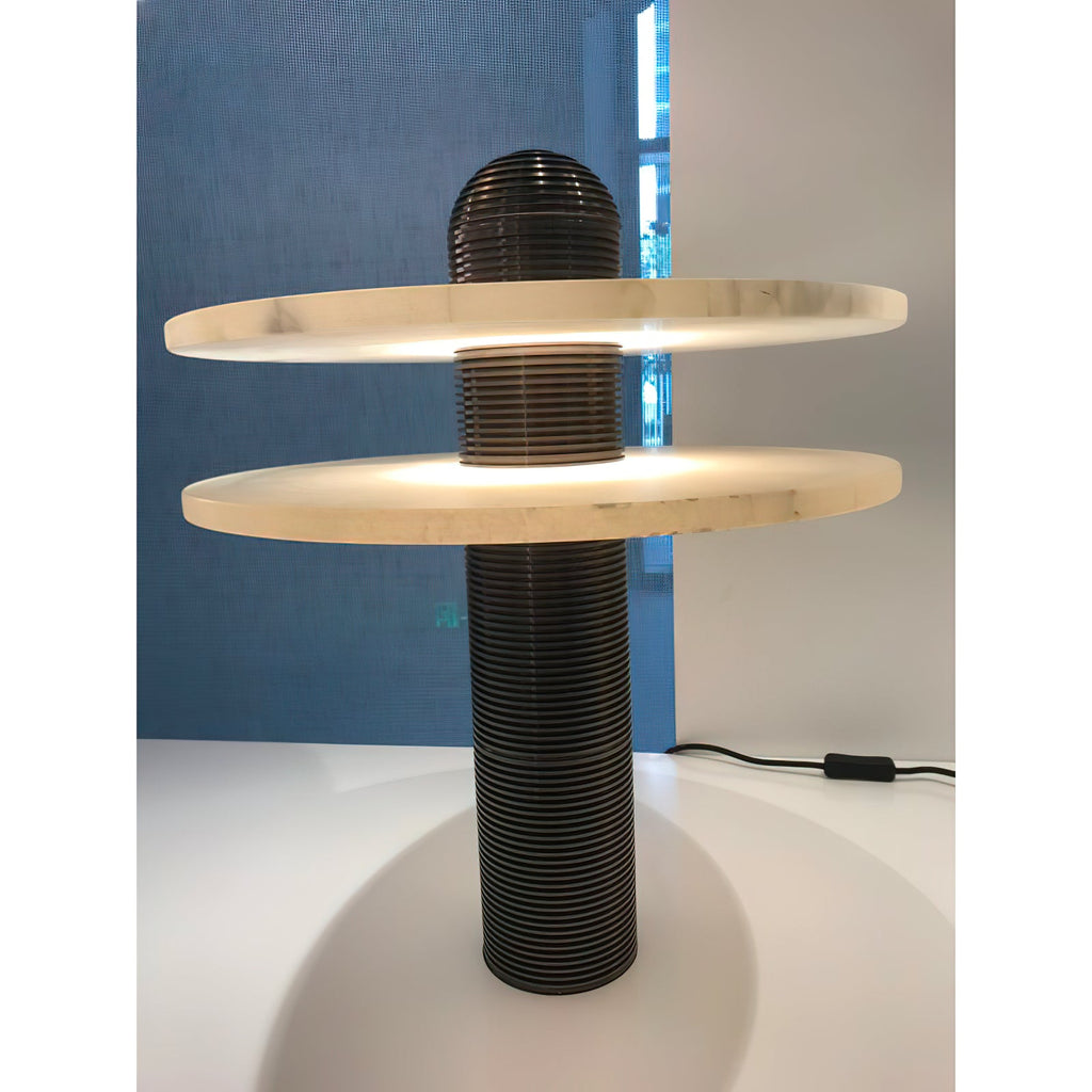 Alabaster Comet Table Lamp — view 18