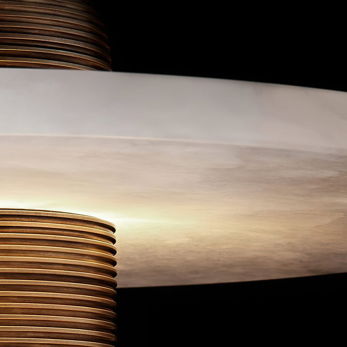 Alabaster Comet Table Lamp — view 20