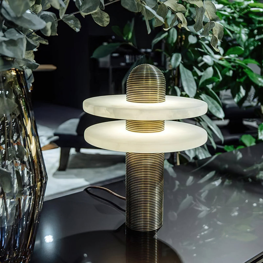 Alabaster Comet Table Lamp — view 5