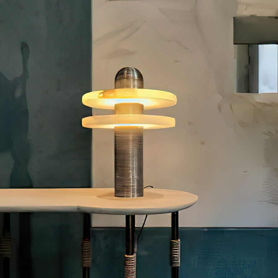 Alabaster Comet Table Lamp — view 4