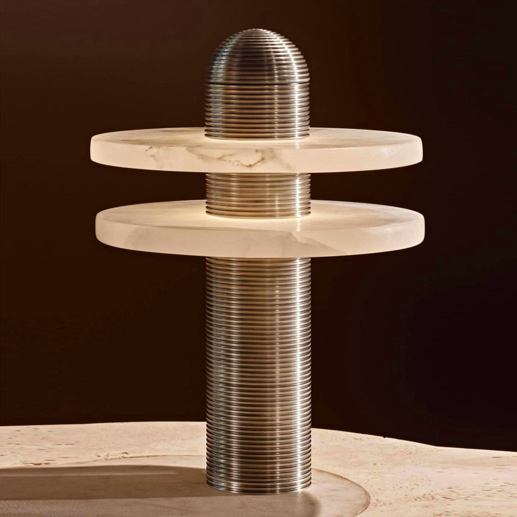 Alabaster Comet Table Lamp — view 10