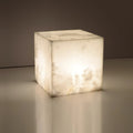 Alabaster Cubic Table Lamp — view 2