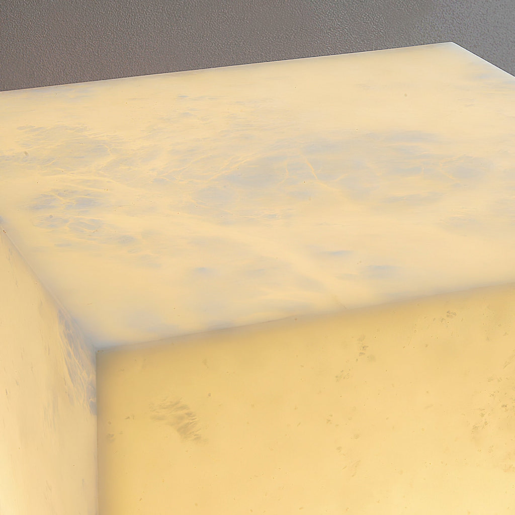 Alabaster Cubic Table Lamp — view 20