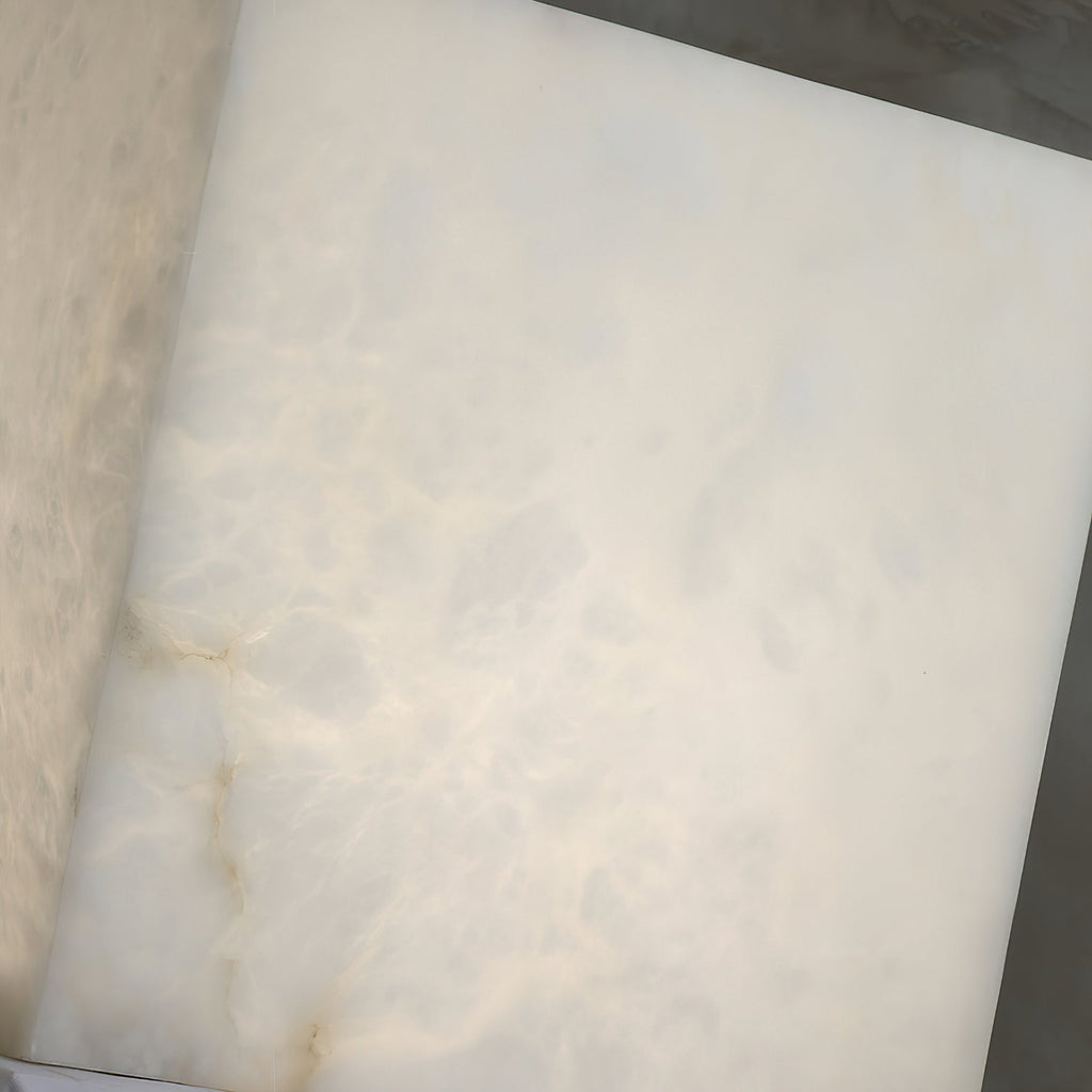 Alabaster Cubic Table Lamp — view 18