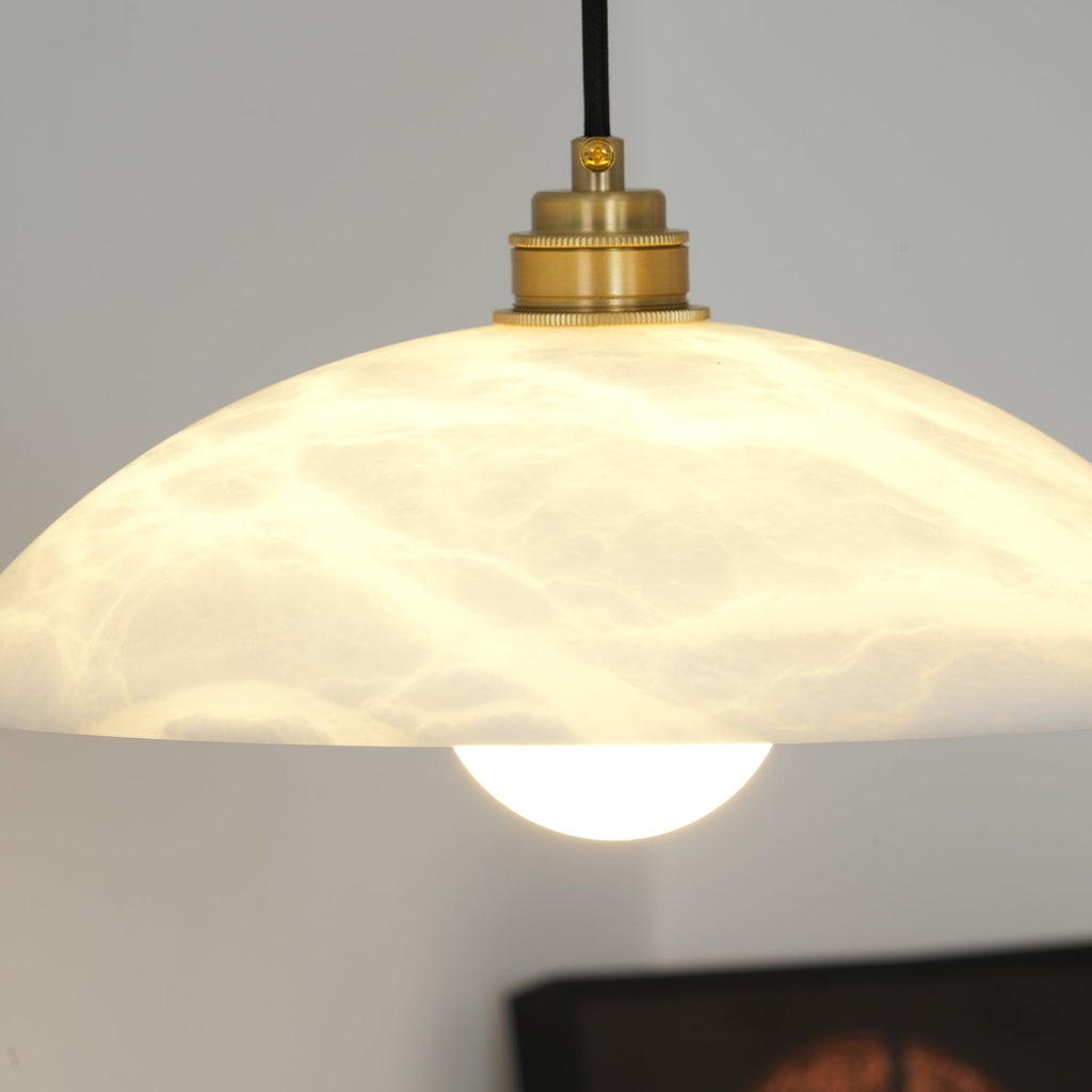 Alabaster Dome Pendant Light — view 44