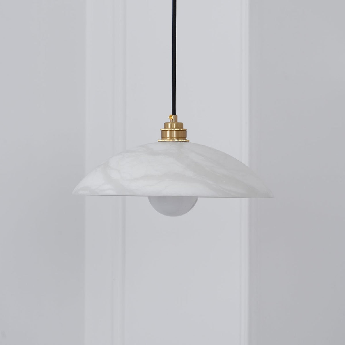 Alabaster Dome Pendant Light — view 24