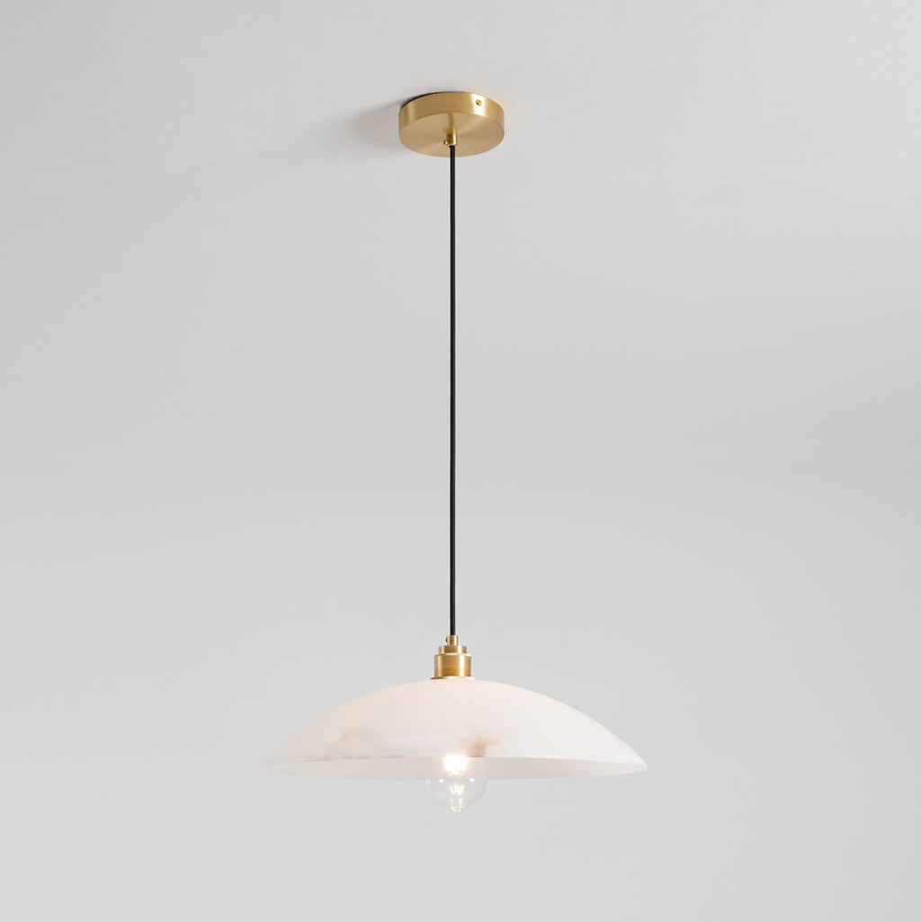 Alabaster Dome Pendant Light — view 27