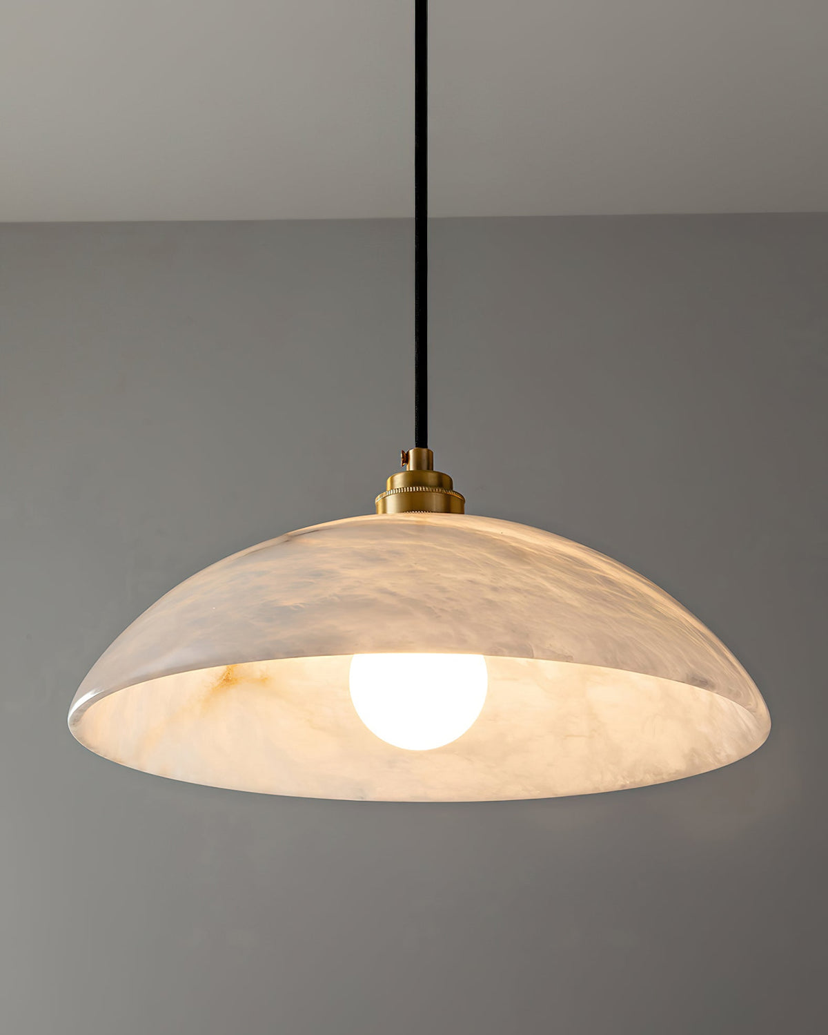 Alabaster Dome Pendant Light — view 46