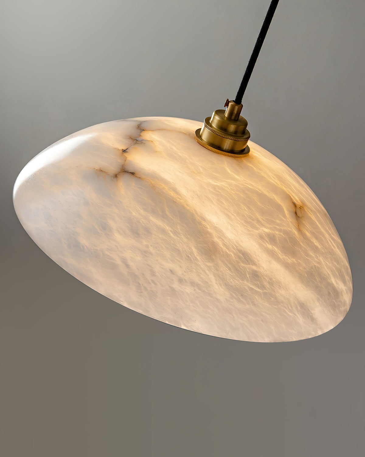 Alabaster Dome Pendant Light — view 47
